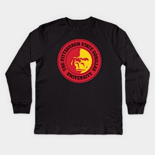 the great pittsburgh gorilas team Kids Long Sleeve T-Shirt